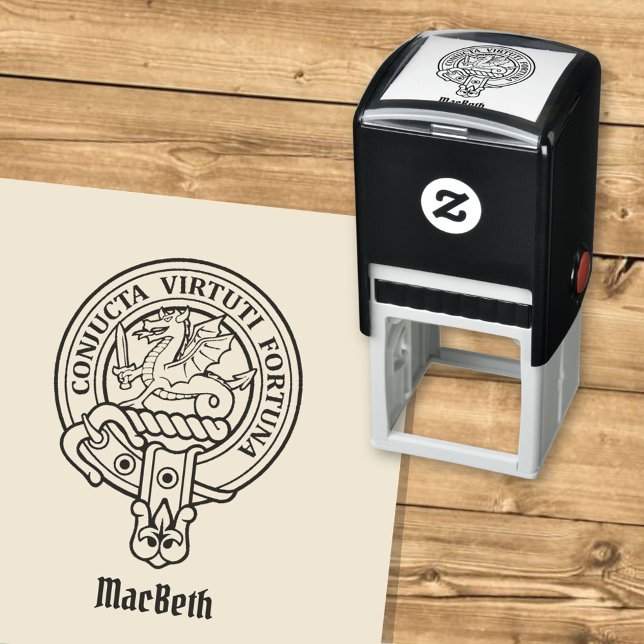 Clan MacBeth Crest Self-inking Stamp (Creator Uploaded)