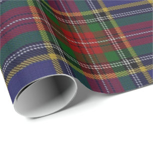Clan MacBeth Scottish Tartan Wrapping Paper