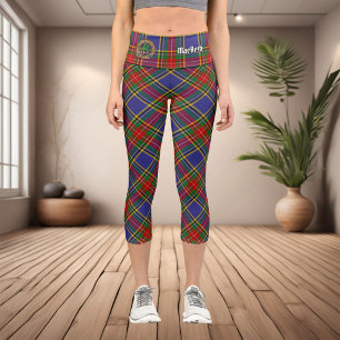 Clan MacBeth Tartan Capri Leggings