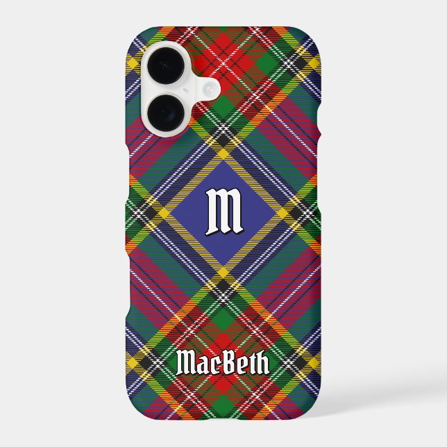 Clan MacBeth Tartan Case-Mate iPhone Case (Back)