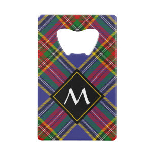 Clan MacBeth Tartan Credit Card Bottle Opener