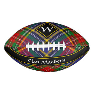 Clan MacBeth Tartan Football American Football