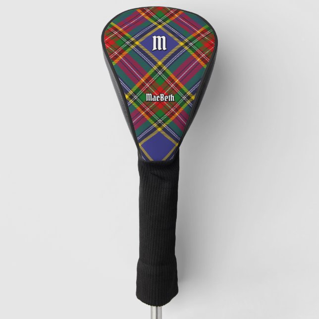 Clan MacBeth Tartan Golf Head Cover (Front)