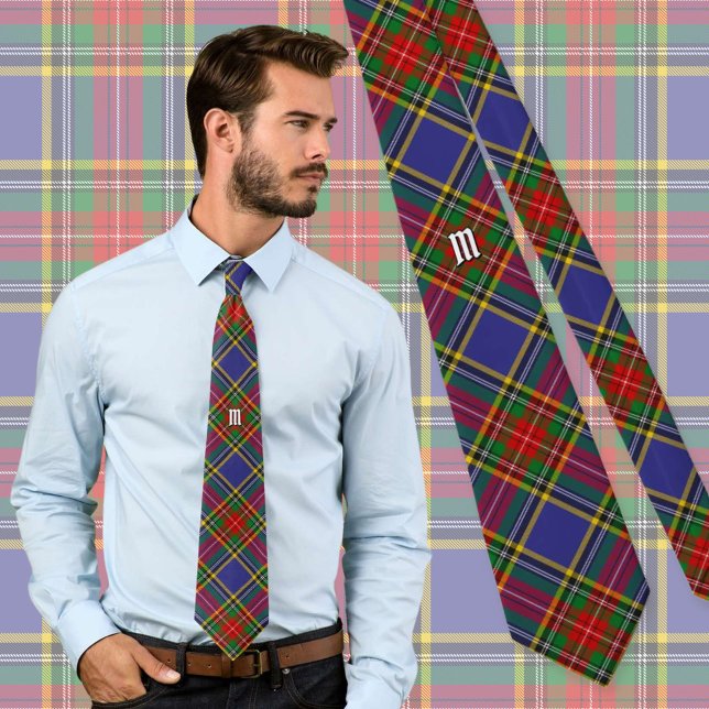 Clan MacBeth Tartan Neck Tie (Creator Uploaded)