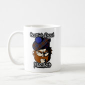 Clan MacBeth Tartan Scottish Coffee Mug (Left)