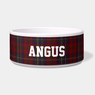 Clan MacClure Custom Tartan Plaid Pet Bowl