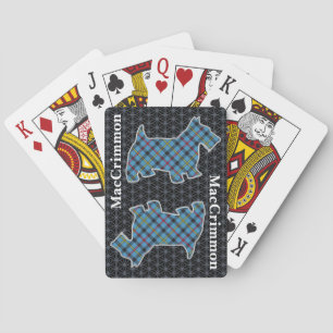 Clan MacCrimmon Tartan Scottish Terrier Playing Cards