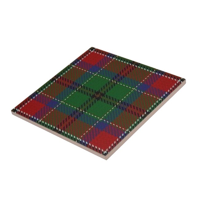 Clan MacCulloch Scottish Expressions Tartan Tile (Side)