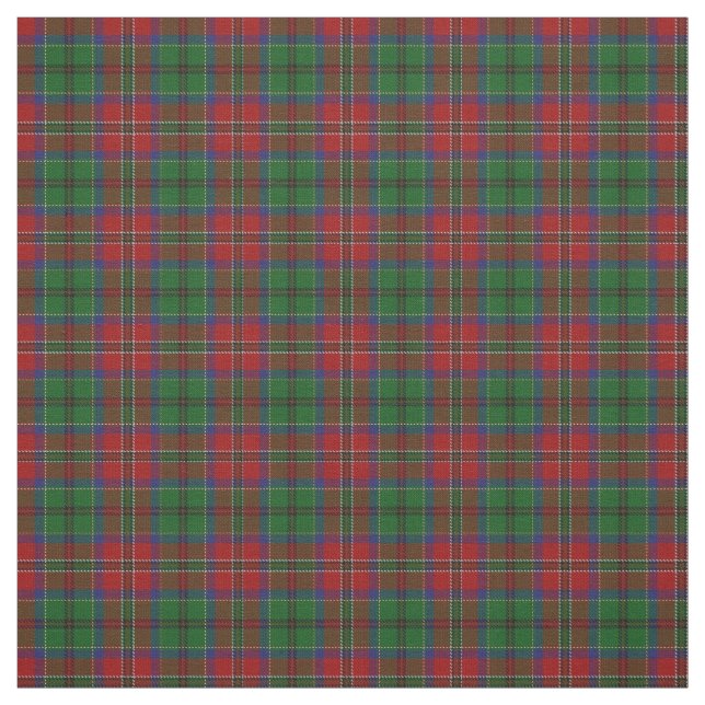 Clan MacCulloch Scottish Tartan Plaid Fabric (Swatch)