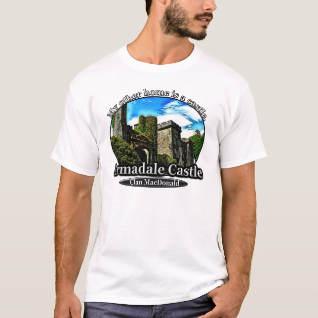 Clan MacDonald Armadale Castle Scotland T-Shirt (Front)
