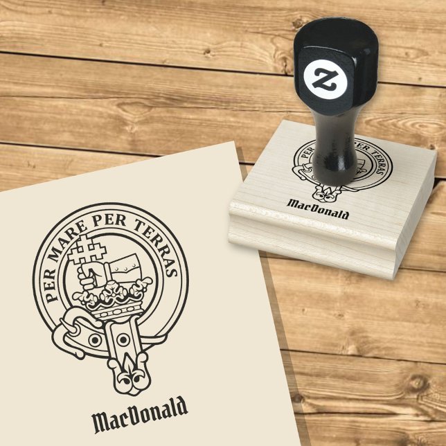 Clan MacDonald Crest Rubber Stamp (Creator Uploaded)
