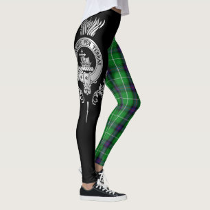 Clan MacDonald Crest & Tartan Leggings