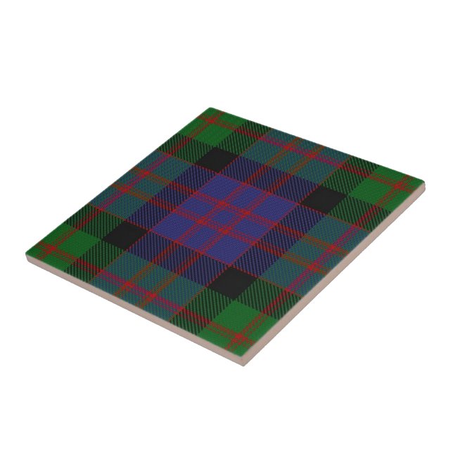 Clan MacDonald Donald Scottish Expressions Tartan Tile (Side)