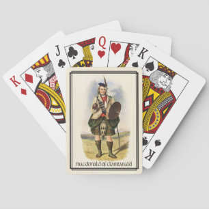 Clan MacDonald of Clanranald Classic Scotland Playing Cards