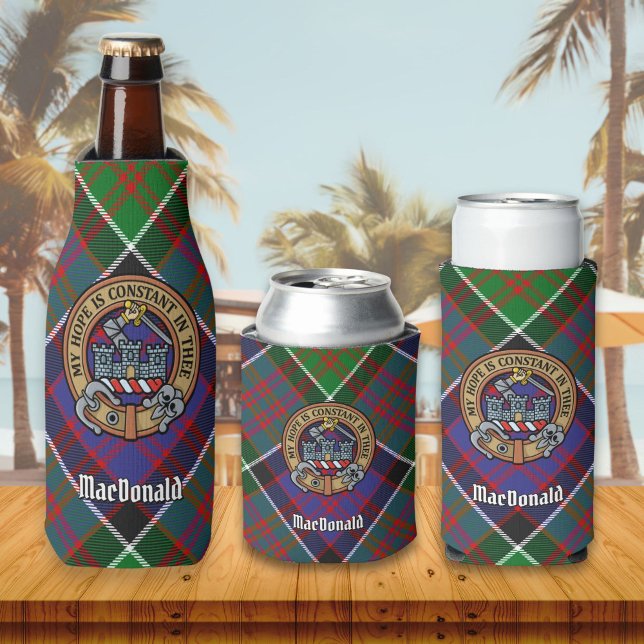 Clan MacDonald of Clanranald Crest Bottle Cooler (Creator Uploaded)