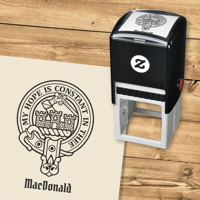 Clan MacDonald of Clanranald Crest Self-inking Stamp (Creator Uploaded)