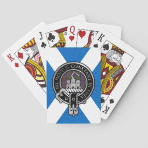 Clan MacDonald of Clanranald Crest & Tartan Bicycl Playing Cards