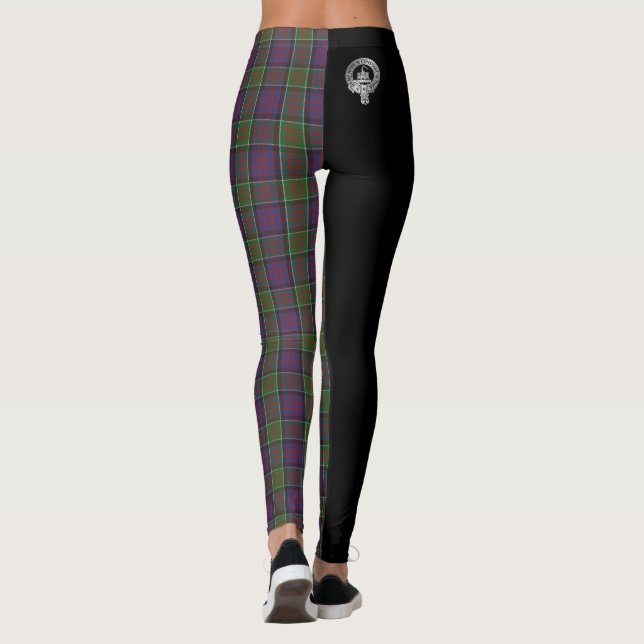 Clan MacDonald of Clanranald Crest & Tartan Leggings (Back)