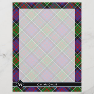 Clan MacDonald of Clanranald Tartan Flyer