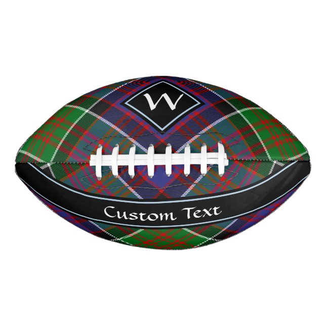 Clan MacDonald of Clanranald Tartan Football American Football (Front)
