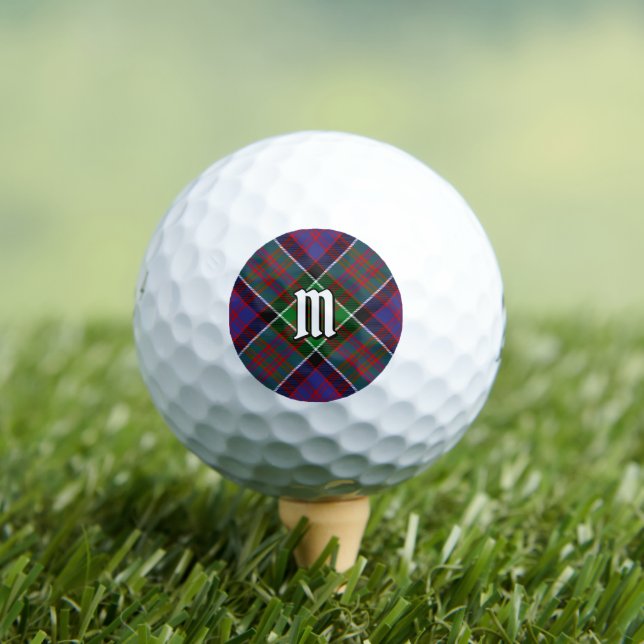 Clan MacDonald of Clanranald Tartan Golf Balls (Insitu Tee)