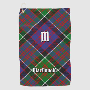 Clan MacDonald of Clanranald Tartan Golf Towel