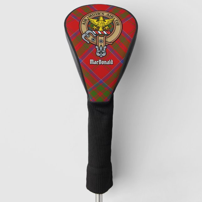 Clan MacDonald of Keppoch Crest Golf Head Cover (Front)