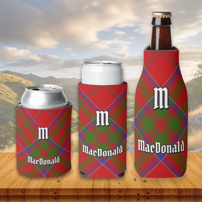 Clan MacDonald of Keppoch Tartan Can Cooler (Creator Uploaded)
