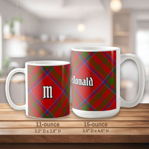 Clan MacDonald of Keppoch Tartan Coffee Mug