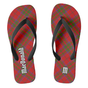 Clan MacDonald of Keppoch Tartan Flip Flops