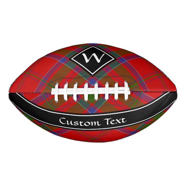 Clan MacDonald of Keppoch Tartan Football American Football (Front)