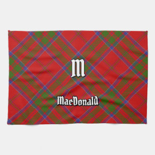 Clan MacDonald of Keppoch Tartan Kitchen Towel