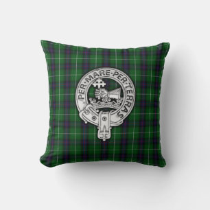 Clan MacDonald of the Isles Crest & Tartan Cushion
