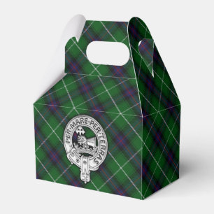 Clan MacDonald of the Isles Crest & Tartan Favour Box
