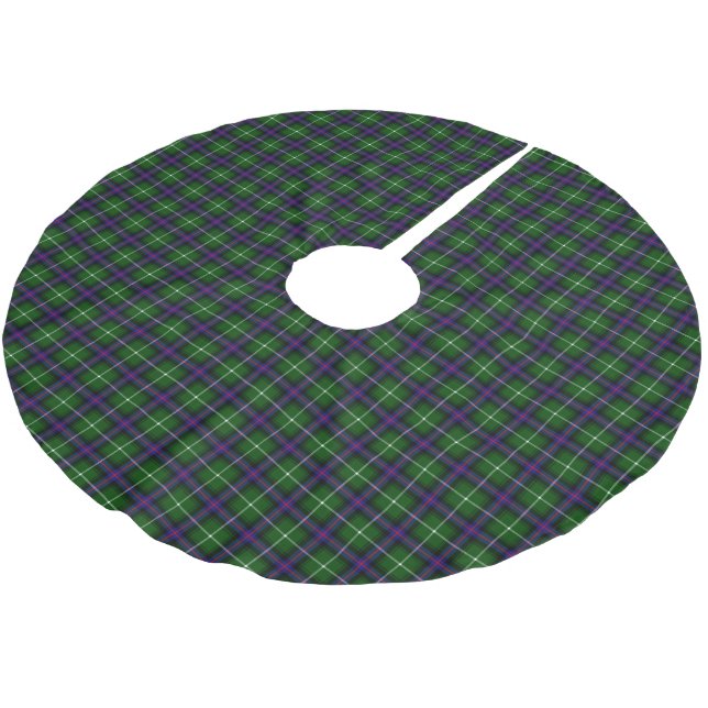 Clan MacDonald Of The Isles Tartan Brushed Polyester Tree Skirt (Angled)
