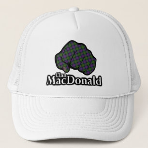 Clan MacDonald Scotland Proud Tartan Fist Trucker Hat