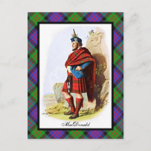 Clan MacDonald Scottish Dreams Postcard