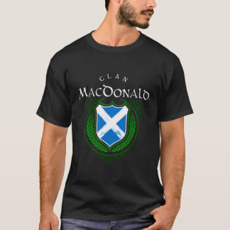 Clan Macdonald Surname Scottish Clan Scotland Flag T-Shirt