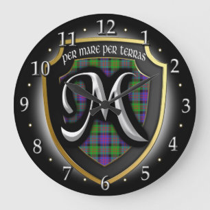 Clan MacDonald Tartan Clock