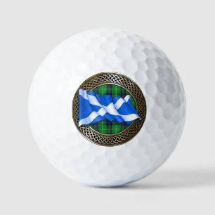 Clan MacDonald Tartan & Flag Golf Balls
