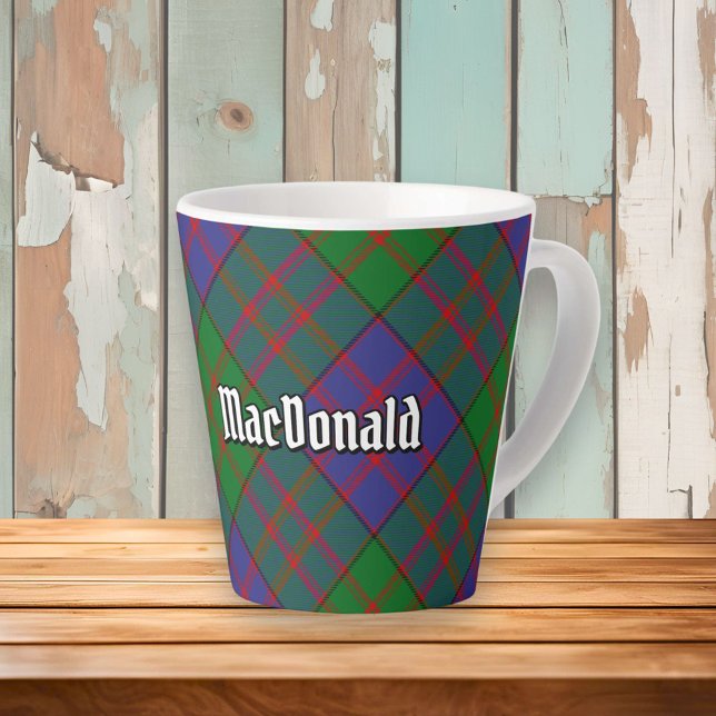Clan MacDonald Tartan Latte Mug (Creator Uploaded)