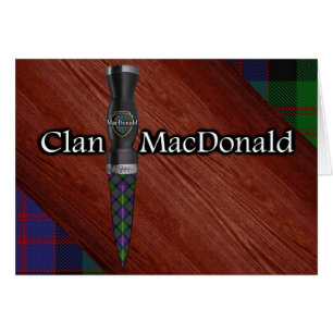 Clan MacDonald Tartan Sgian Dubh Blade