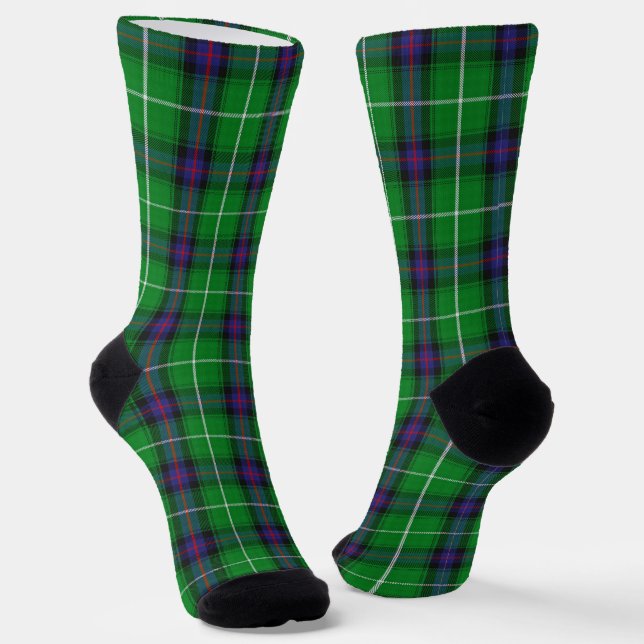 Clan MacDonald Tartan Socks (Angled)