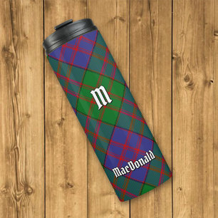 Clan MacDonald Tartan Thermal Tumbler