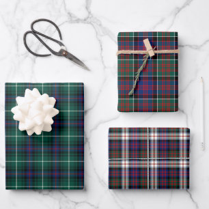 Clan MacDonald Tartan Variations Wrapping Paper Sheet