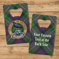 Clan MacDonell of Glengarry Crest over Tartan