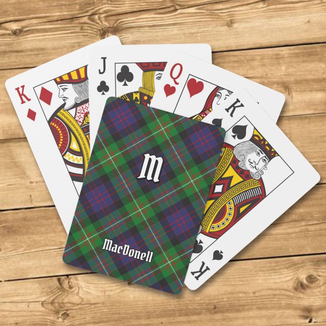 Clan MacDonell of Glengarry Tartan Playing Cards (Creator Uploaded)