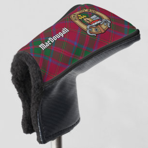 Clan MacDougall Crest over Tartan Golf Head Cover