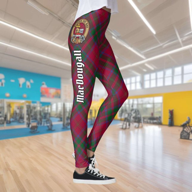 Clan MacDougall Crest over Tartan Leggings (Creator Uploaded)