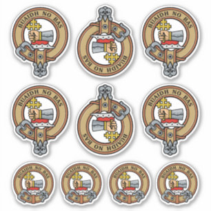 Clan MacDougall Crest Sticker Set